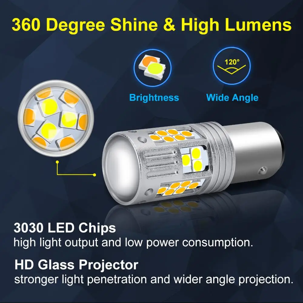 2Pcs 1157 BAY15D P21/5W  ÷ Led T20 7443 W21/5W ڵ DRL  õ Led  T25 3157 P27/7W ڵ   12V
