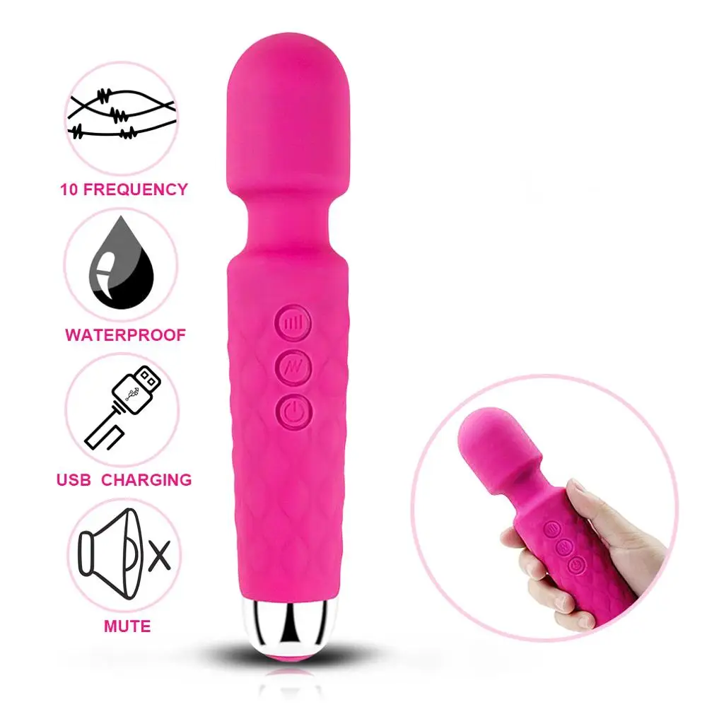 Мощный USB зарядка Женский Вибратор для мастурбации Стимулятор клитора G Spot