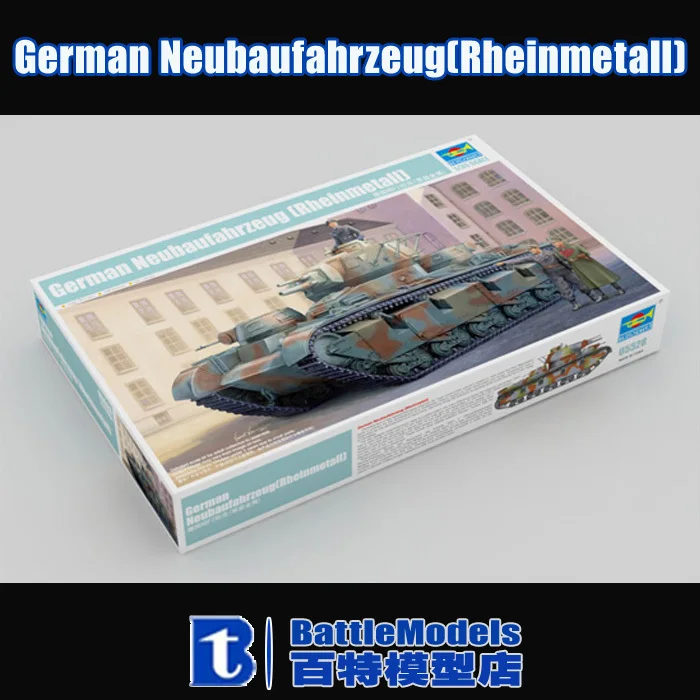 

Trumpeter MODEL 1/35 SCALE  military models #05528 German Neubaufahrzeug(Rheinmetall) plastic model kit