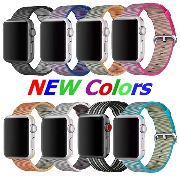 Хит продаж спортивный ремешок для iwatch apple watch нейлоновый тканый 42 мм 38 40 44 серия 4 3 2