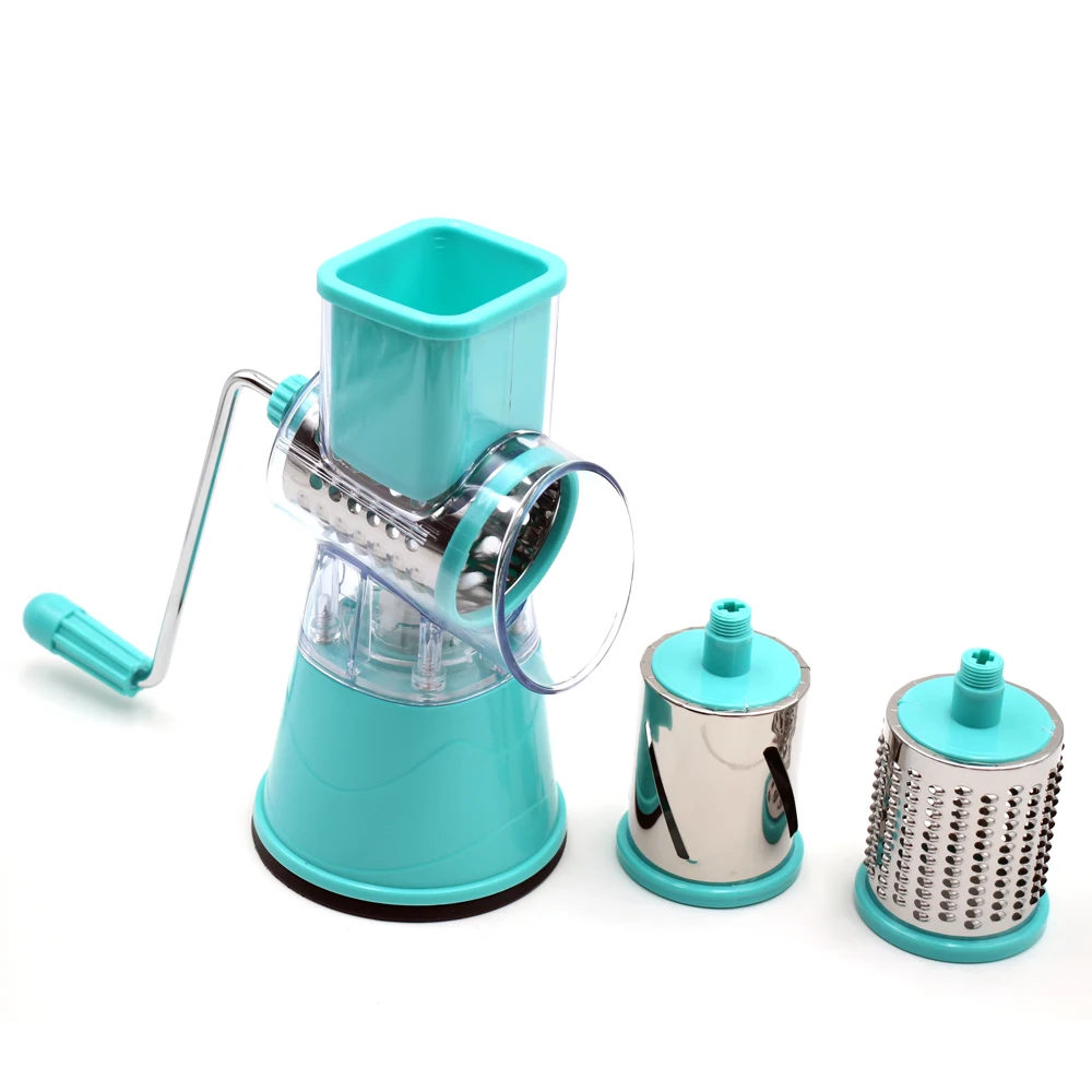 Дешево LIHUACHEN ручная овощерезка Многофункциональный Круглый мандолиновый слайсер для картофеля и сыра кухонные терки инструменты кухонные