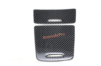 

New Carbon Fiber Console Centre Gear Box Storage Ashtray Frame Cover Trim For Benz CLA C117 W117 2014 2015 2016