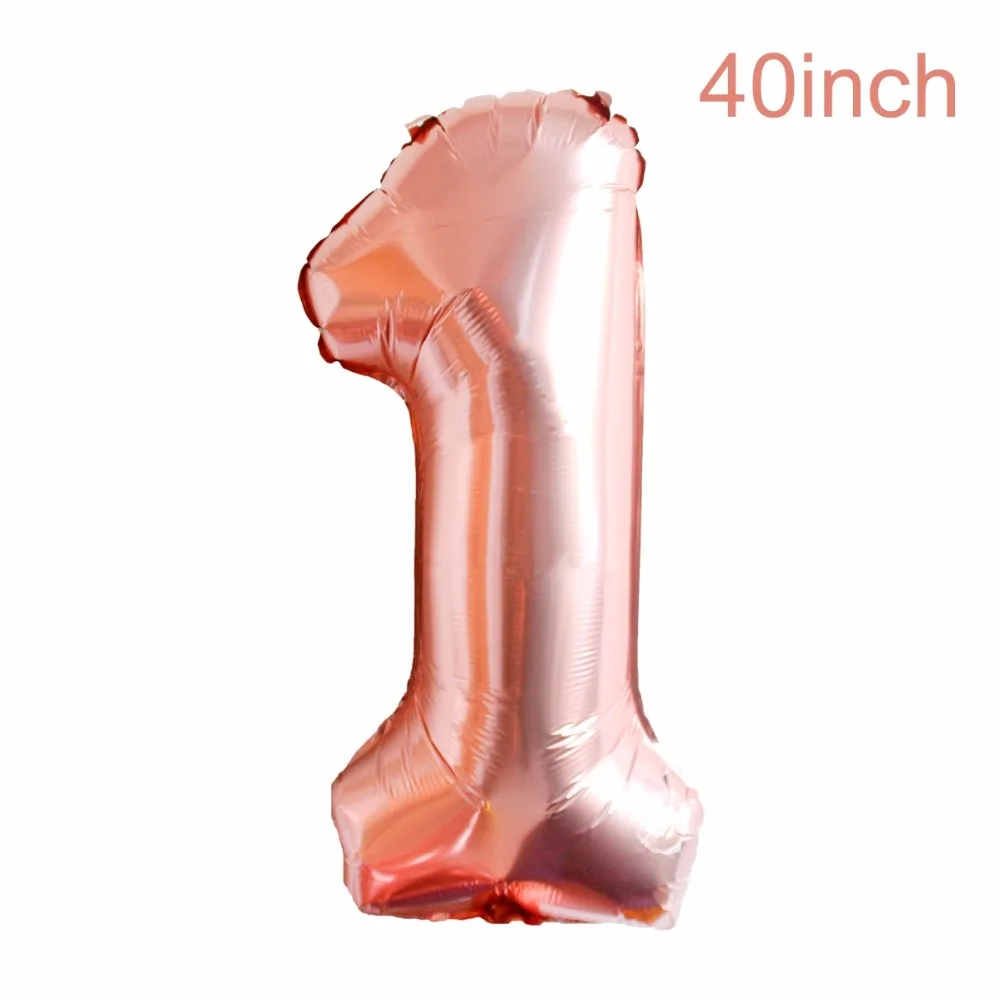 FENGRISE-40Inch-Rose-Gold-Number-Balloon-Champagne-Wedding-Balloon-Birthday-Party-Decor-Digit-Ballon-for-Wedding - 