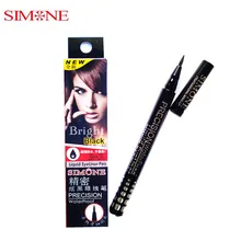 Новая высококачественная 1 шт. Simone Charm The Eye классная черная жидкая подводка для глаз Водонепроницаемая подводка для глаз