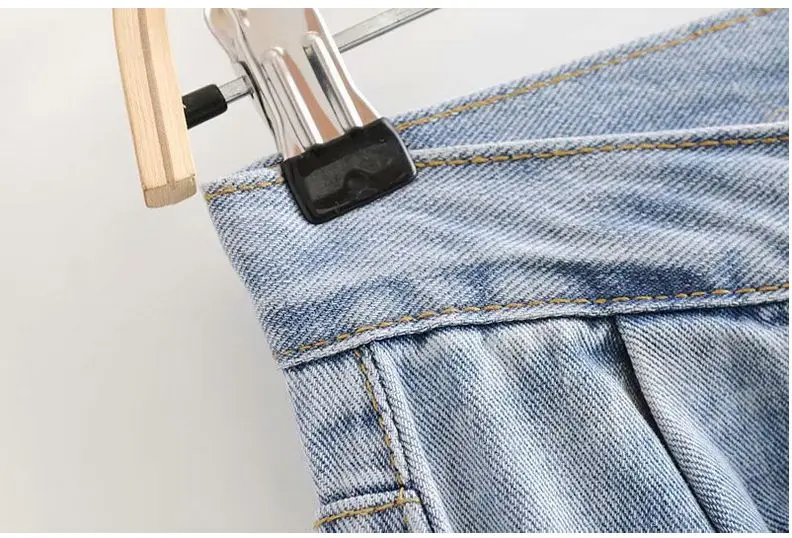 HCBLESS модные джинсы 2018 Новинка осени женские модные рваные промывают джинсы прямые Йенс