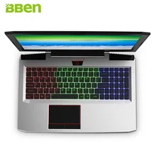 Bben G16 Windows10 Intel I7-7700HQ Kabylake 16G RAM 256G SSD 1T HDD NVIDIA GTX1060 GDDR5 6G Ram Backlit Keyboard Laptop Computer