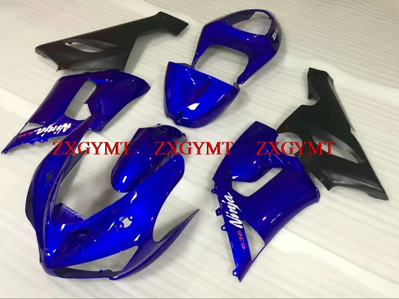

Full Body Kits for Ninja ZX-6r 2005 - 2006 Fairings 636 ZX-6r 05 Blue Black Fairing Kits ZX6r 636 05