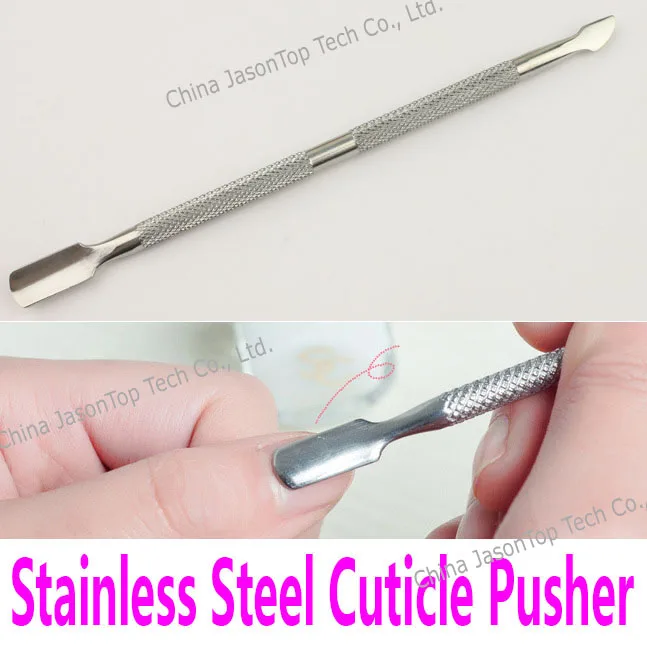 

Cuticle Pusher Stainless Steel Nail Feet Care Tool Rasps Eraser Spoon Manicure Pedicure Cleaning Rasper Callus Remover Nail Art