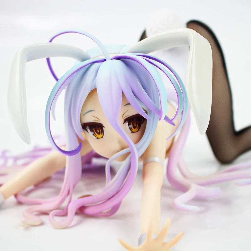Аниме NO GAME LIFE Bunny Girls Shiro сексуальная версия игры White 3 ПВХ экшн фигурки