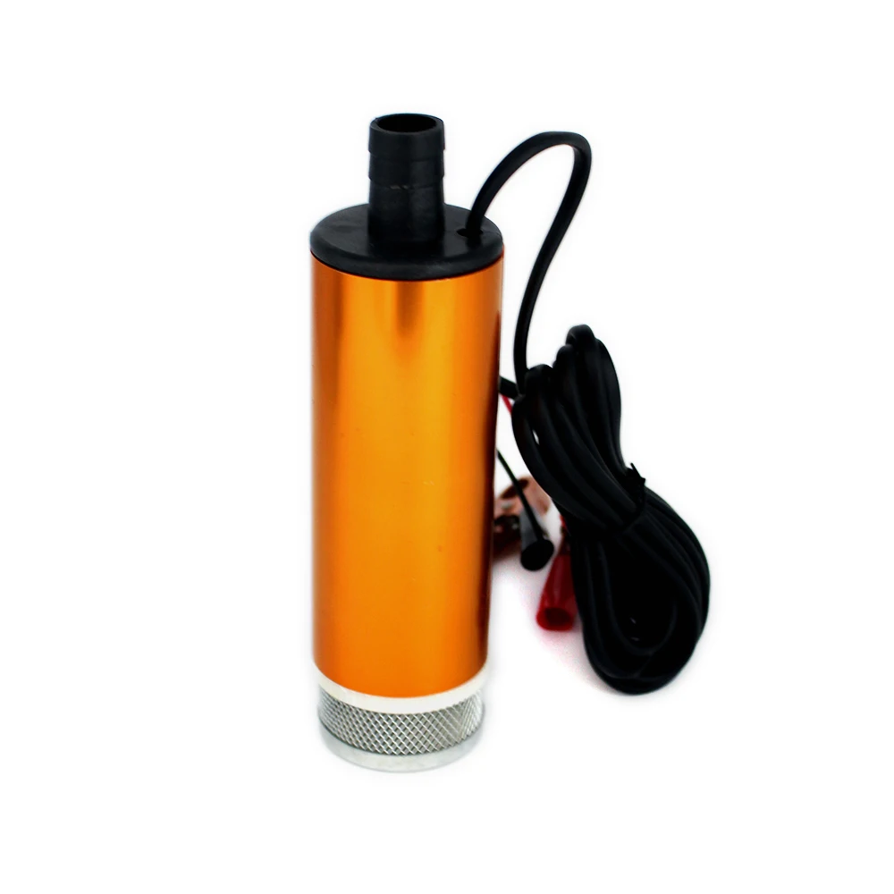 Skup DC 12V 30L min, zatapialna elektryczna pompa zęzowa ze stopu aluminium do przenoszenia oleju napędowego oleju wody paliwa, z przełącznikiem, 12 v volt 12volt