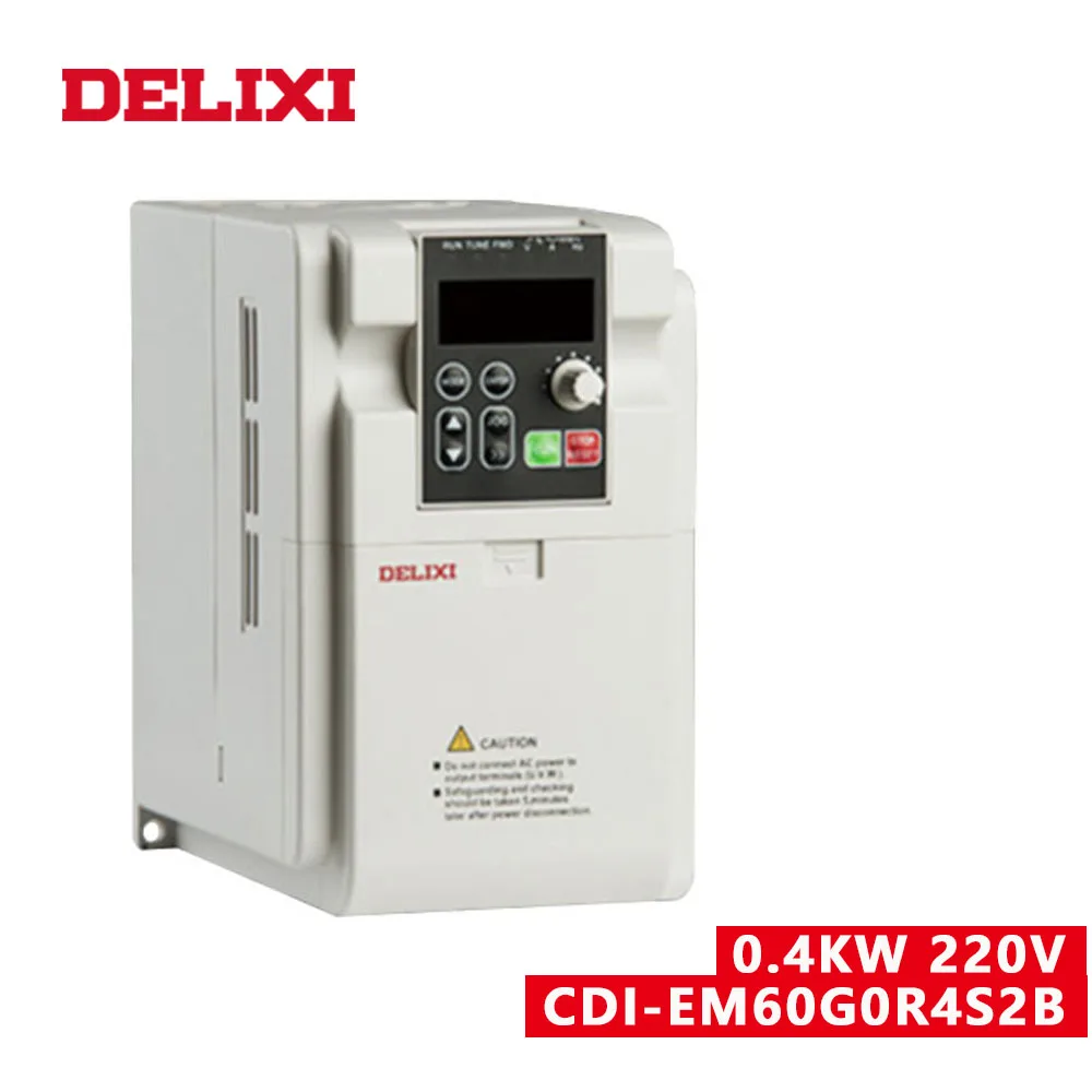 

DELIXI frequency converter 0.4KW single phase input 3 phase output 50/60Hz 220V 380V varible drives VFD frequency inverter