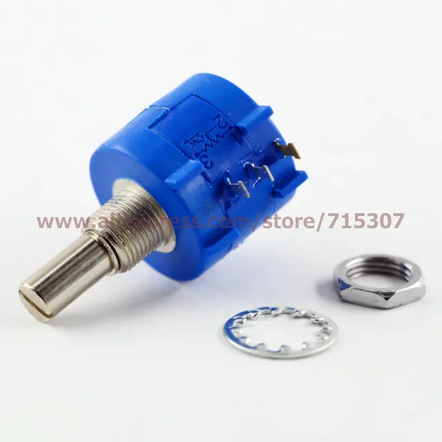 PHISCALE 5pcs 3590S rotary wirewound precision potentiometers