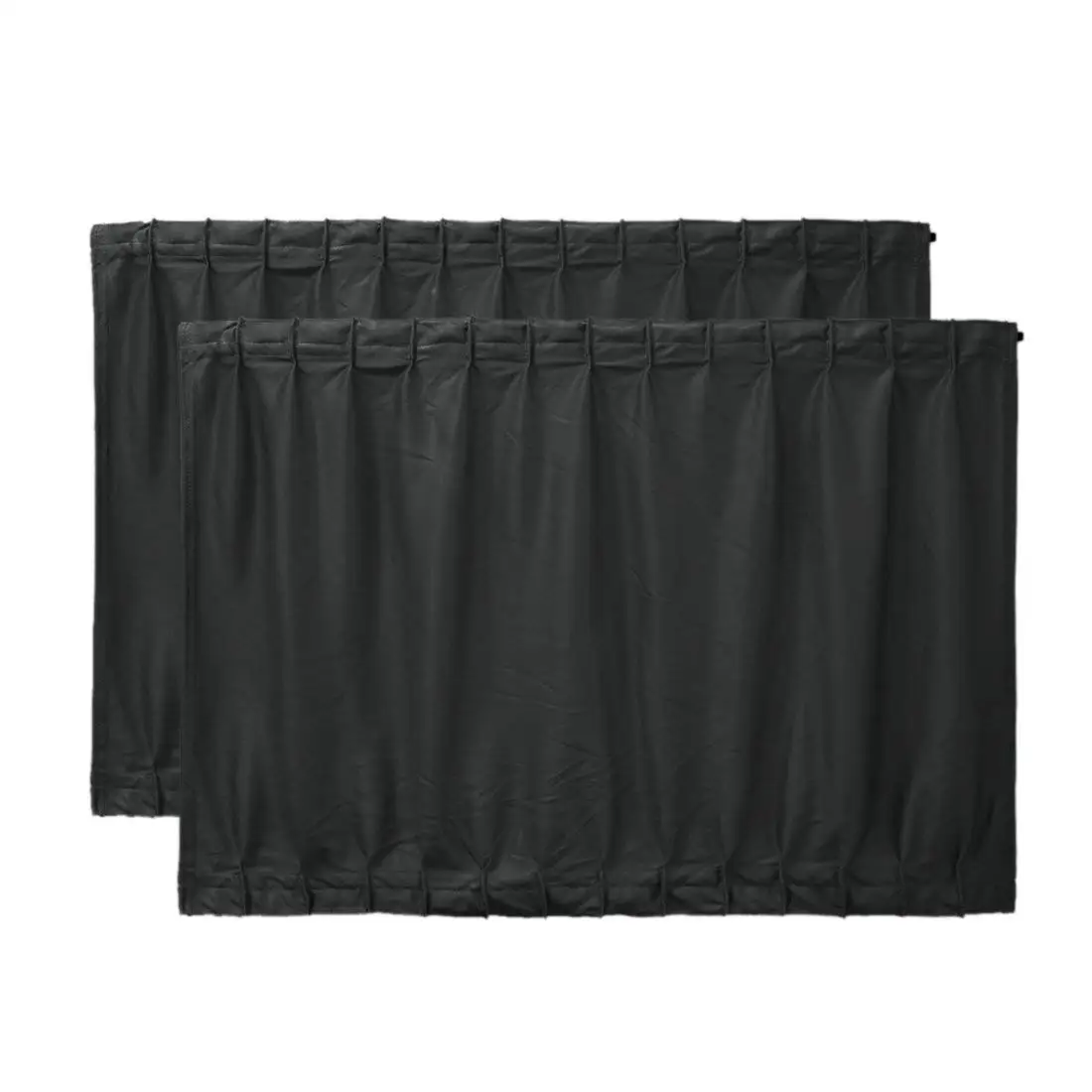 

uxcell 2 Pcs 70 x 47cm Black Adjustable VIP Car Window Curtain UV Sunshade Visor