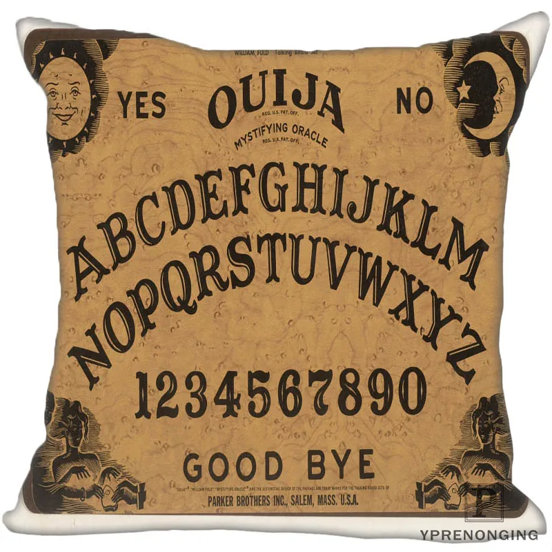 Декоративная Наволочка на заказ Ouija Board Spirit Board квадратная Наволочка на молнии 35X35,40x40,45x45 см(одна сторона) 80527-21-10