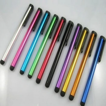 

1000pcs/lot Colors Stylus Touch Metal Pen for Apple ipod iPhone ipad for htc