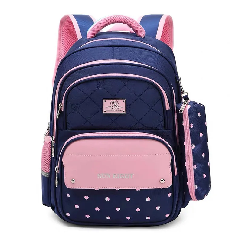 Pink Big Солнечная восьмерка большой Ёмкость мальчиков школьные рюкзаки школьные сумки для девочки/мальчик дети рюкзак нейлон для девочек Школьный рюкзак, школьный рюкзак рюкзак детский рюкзак школьный детский рюкзак - Цвет: Pink Big