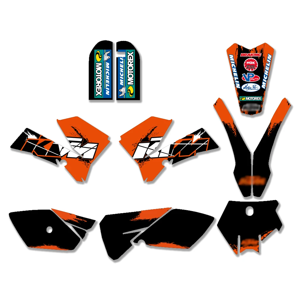 

TEAM GRAPHICS & BACKGROUNDS DECALS STICKERS Kits Fit For KTM SX85 85 SX 2003 2004 2005 2006 2007 2008 2009 2010 2011 2012