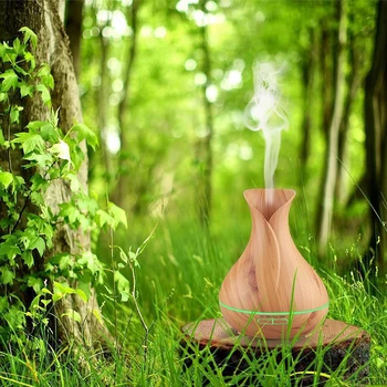 

300ml wood grain aromatherapy essential oil aroma diffuser