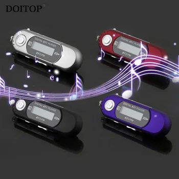 DOITOP Mini LCD Display 8G Digital MP3 Player USB Stick MP3 Music Player Support Micro SD/TF FM Radio Card Reader U Disk Player