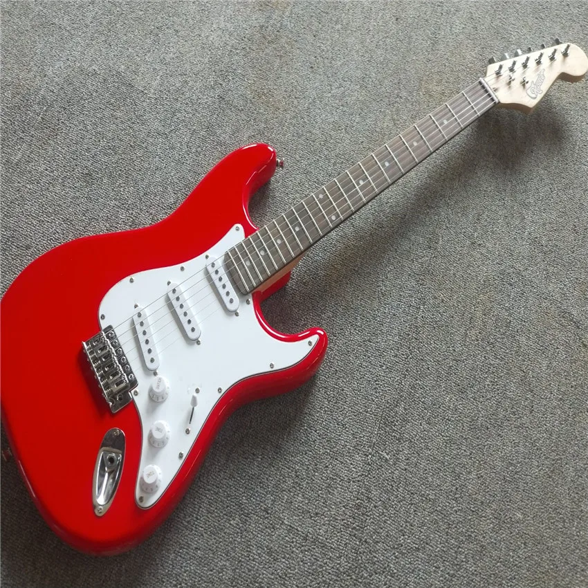 

NEW!6 string electric guitar, mahogany fingerboard, electric guitar, suitable for beginners or professionals