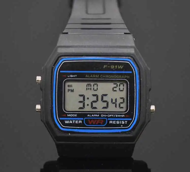 Led Digital Black plastic font b watches b font font b men s b font Sports