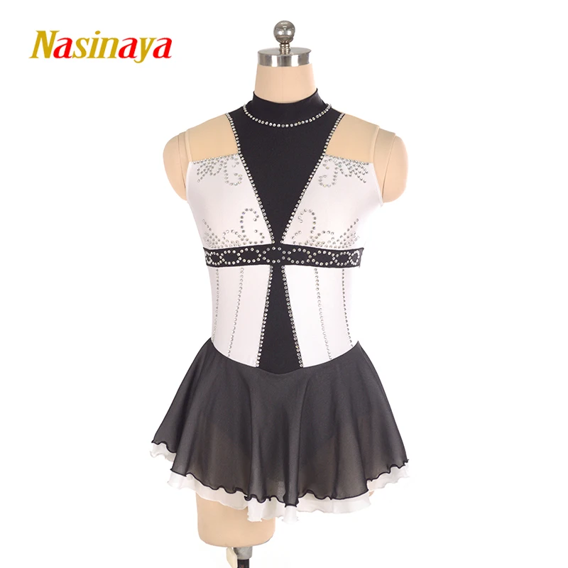 

Nasinaya Figure Skating Dress Customized Competition Ice Skating Skirt for Girl Women Kids Patinaje Gymnastics Performance 183