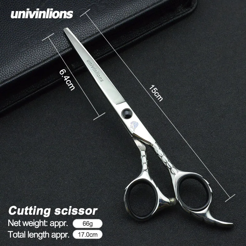 5.5/6" black gold barber hair scissors hairdressing scissors professional hair scisor barber supplies shears gift japan haircut