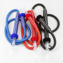 Большой кальян шланг акриловый шланг для кальяна с искусственной шерстью ручка шланг Sheesha Narguile большой кальян шланги 1,8 м Длинные