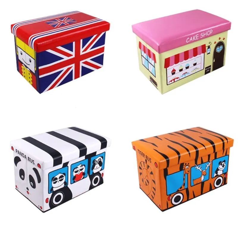 Shoe Stools Storage Cartoon Foldable Stool Sofas Bench For Kitchen 50L Waterproof Storage Box Room Sofa Foot Chair Storage Shoe Stools Storage Cartoon Foldable Stool Sofas Bench For Kitchen 50L Waterproof Storage Box Room Sofa Foot Chair Storage