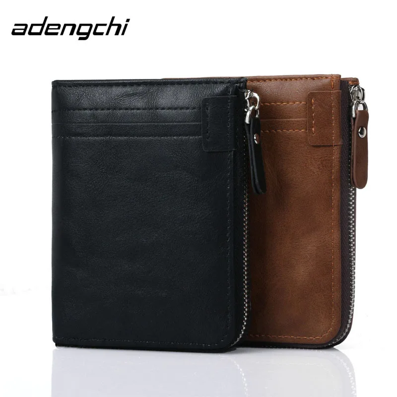 

Rfid Wallet Men Zipper Coin Pocket High Quality Pu Leather Multi-card Male Purse Money Case Prices Dollar Cash Holder