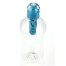550ml Water Hydration Filter Filtration Bottle Jug Filtered Sport Outdoor Travel Camping Germicidal Disinfectant Black Pink Blue