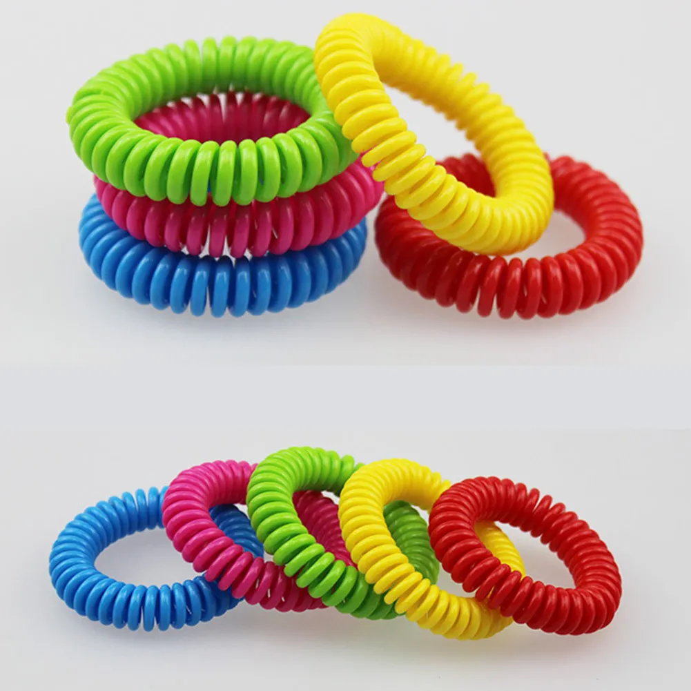 

HOT 10Pcs/Set Mosquito Insect Repellent Wrist Band Bracelets Natural & Deet Free HV99