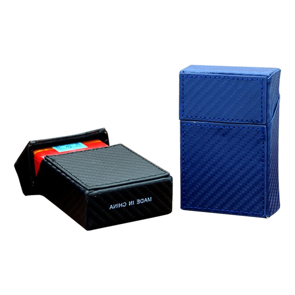 

9.5*6*2.9cm High Quality 1PC PU Leather Cigarette Box Case Cigar Tobacco Holder Pocket Box Storage Smoking Cigarette Accessories