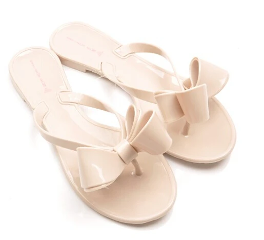 bow flip flop sandals