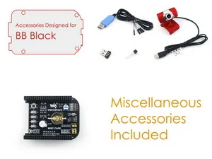 Waveshare BB Black Acce E для BeagleBone с MISC мысом DS18B20 USB камера 0307 WIFI BL-150UM RTL8188 и т. Д. | Компьютеры