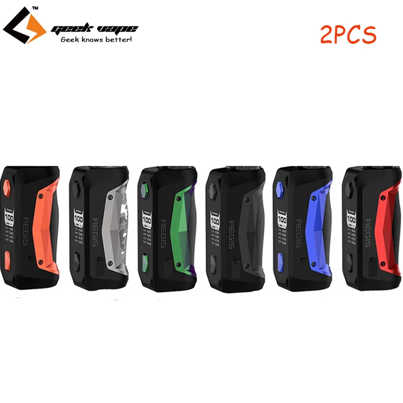 Оригинальный боксмод GeekVape Aegis Solo 100 Вт подходит для Cerberus Subohm Tank Tengu RDA мод