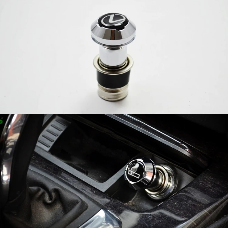 Blue LED Light Car Cigarette Lighter FIT Lexus ES CT RX IS GS GX LX LS