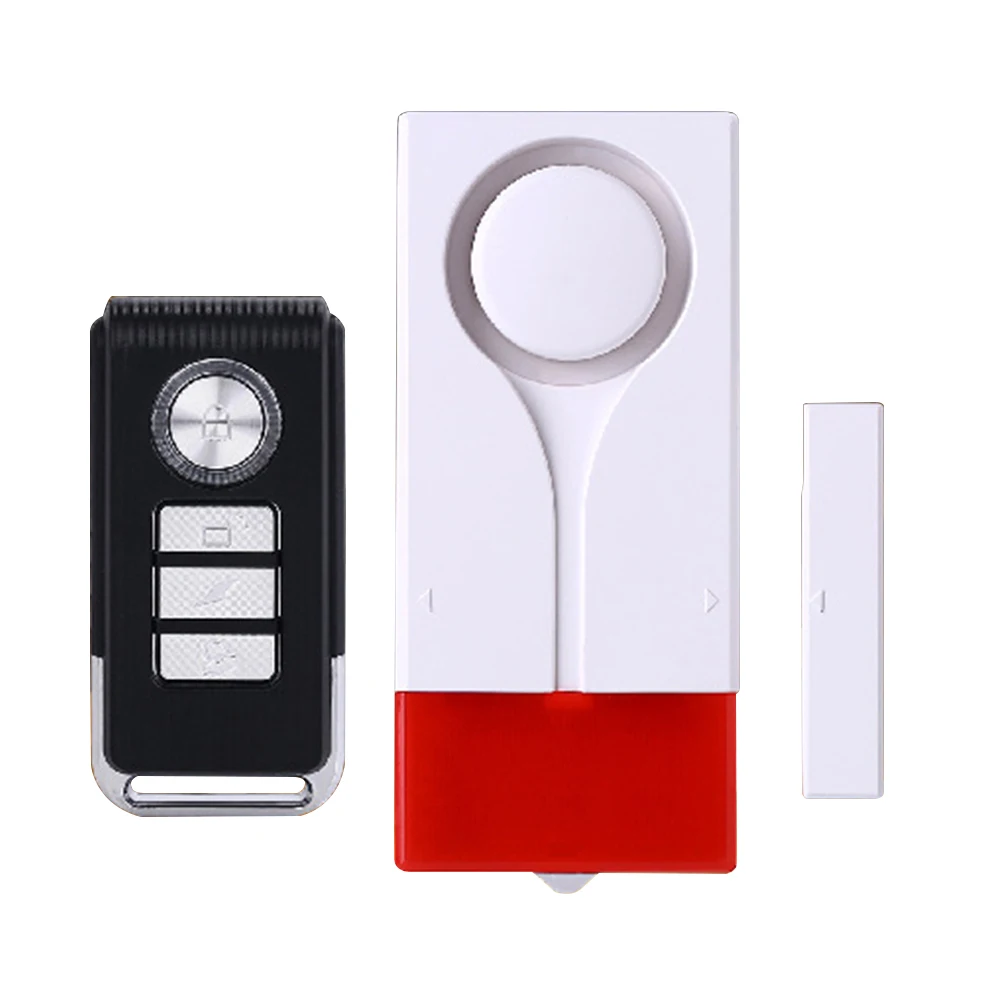 

Anti Theft With Strobe Light Window Sensors Security Kids Safety Home Remote Door Alarm Sounds Siren Wireless Outdoor Protect