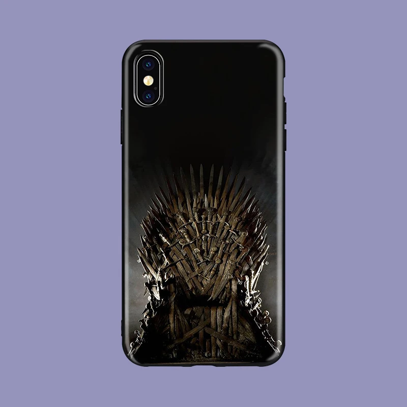 Черный мягкий чехол для телефона DRACARYS Game Thrones daeneris Dragon для iPhone 8 7 6 6S Plus X XS MAX 5 5S SE XR Jon Snow