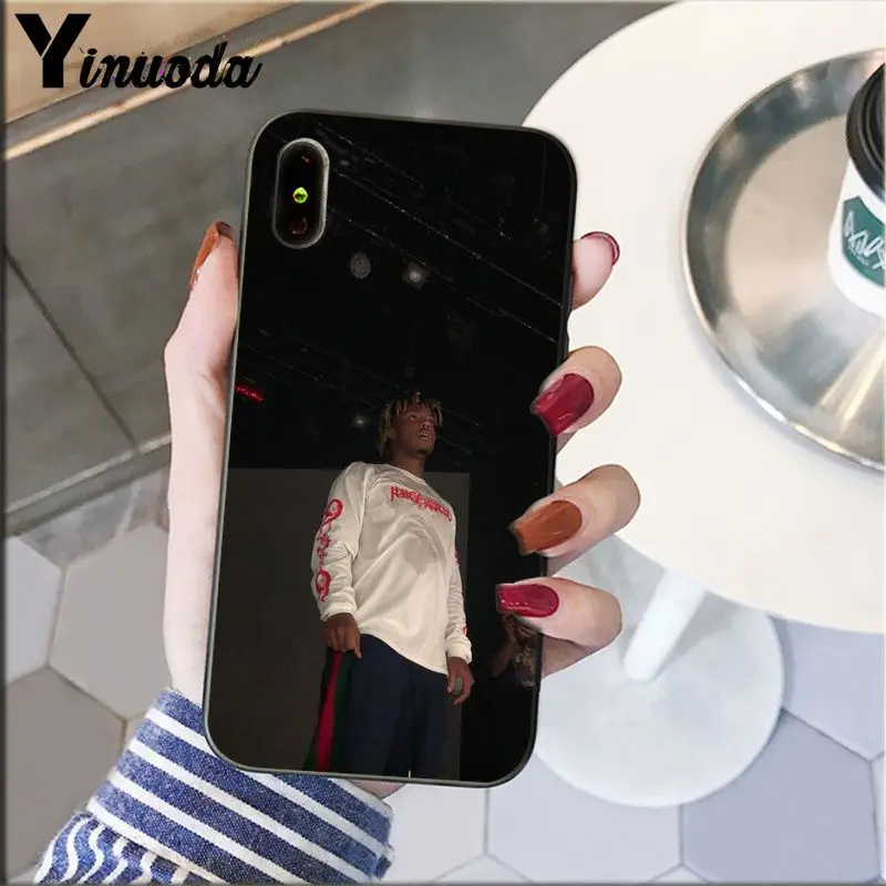 Yinuoda Juice WRLD Мягкий Силиконовый ТПУ чехол для телефона Apple iPhone 8 7 6 6S Plus X XS MAX 5 5S SE XR мобильный чехол - Цвет: A13