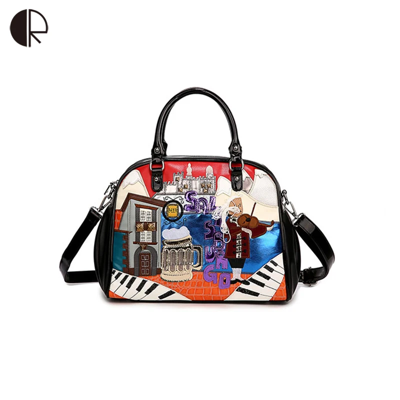 Newest Women Delicacy PU Shoulder Messenger Bags Novelty Hobos Bag