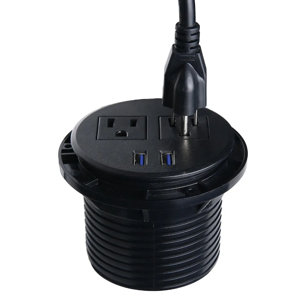 Настольные розетки с втулкой USB портом скрытая розетка для удлинителя питания