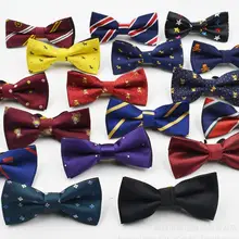 1000 шт./партия, новая модная жаккардовая ткань, Детский галстук-бабочка/галстук-бабочка