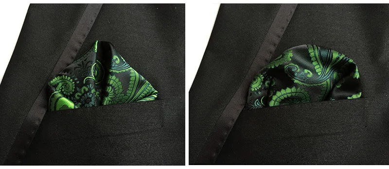 RBOCOTT мужские карманные квадраты модный платок с узором пейсли для мужчин деловой Свадебный костюм 25 см* 25 см размер