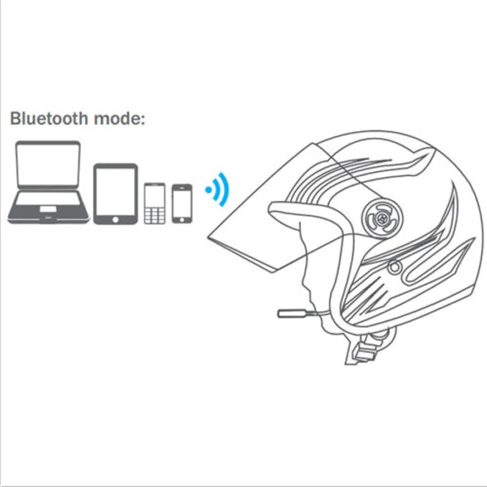 Шлем мотоциклетная гарнитура беспроводная Bluetooth динамик музыка для MP3 MP4