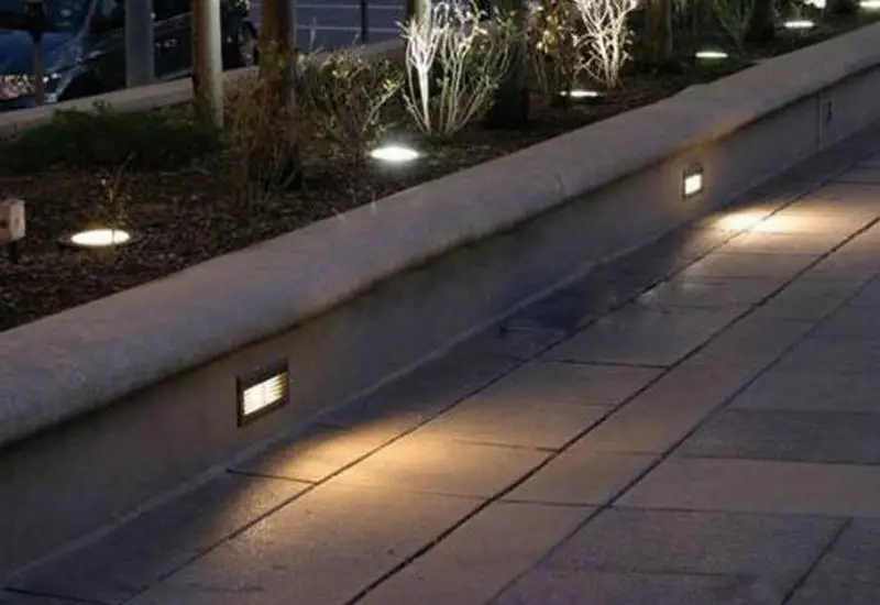 Direto da Fábrica de Led Lâmpada de Canto Luzes ao ar Frete Grátis Vendas Ribalta Incorporado 6 3x2w Led Livre w Luz Passo Passos Ip67 13 de LED ribalta incorporado lâmpada de canto