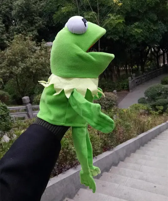 The Muppets show Kermit frog Puppets hand puppet plush Toy kid's gift educational Gift 4