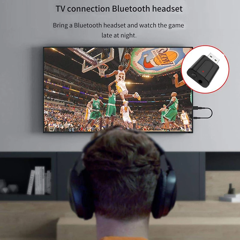 Bluetooth 5,0 USB беспроводной адаптер 2 в 1 приемник передатчик аудио музыкальный адаптер для телевизионные наушники динамик автомобильный bluetooth-комплект#2