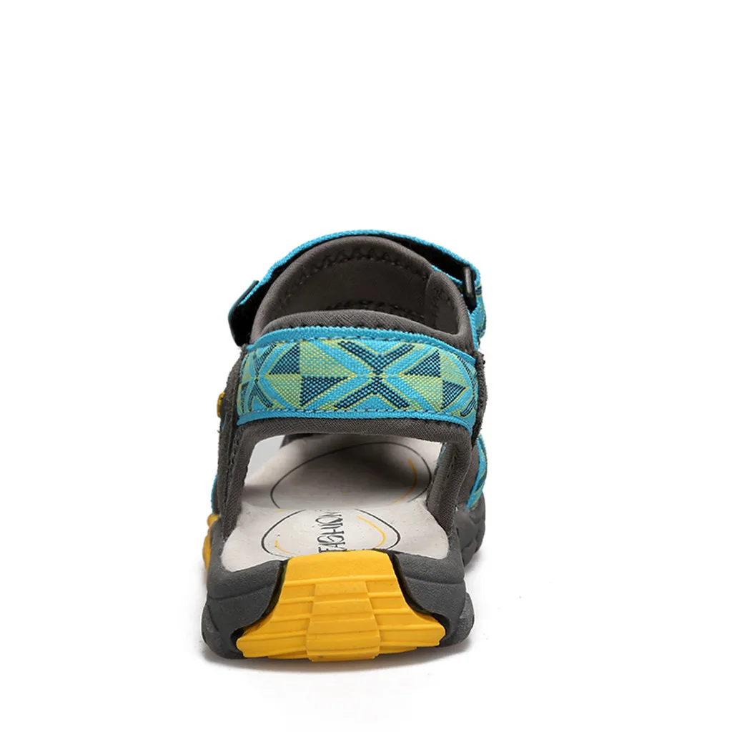 MUQGEW/Новое поступление; Летние повседневные сандалии для мальчиков; дышащая пляжная обувь для малышей;