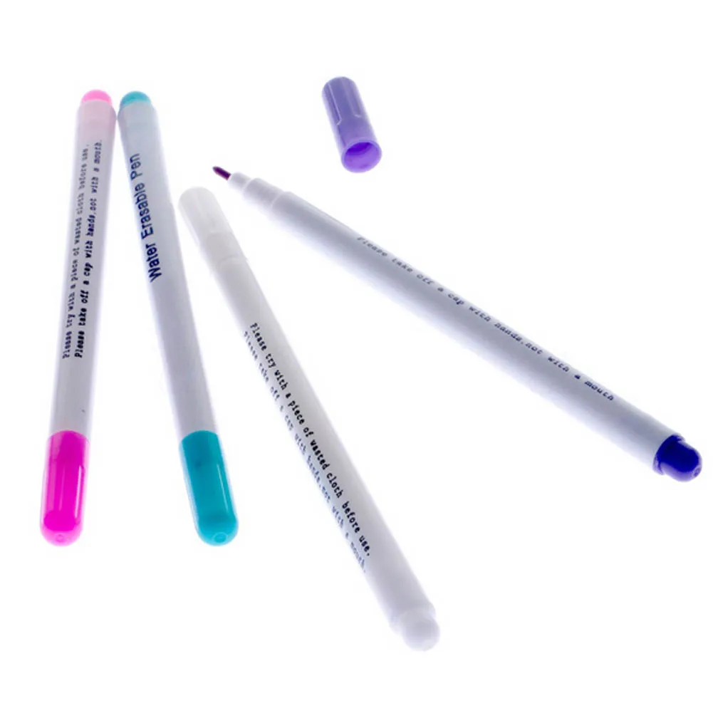 4pcs stitch markers cross stitch water erasable pen sewing grommet ink